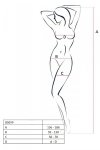 BS099 Bodystocking Biały 