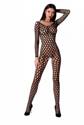 BS077 Bodystocking Czarny 