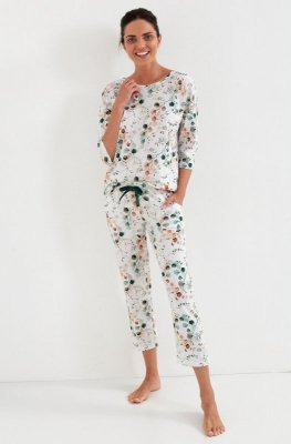 Cana 212 Motyw Botaniczny piżama damska
