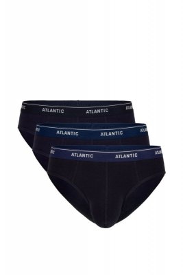 Atlantic 157 3-pak nie/gra/kob slipy męskie