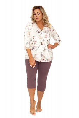 Donna Belinda 3/4 plus size Piżama damska