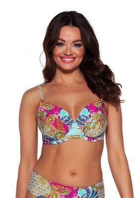 Ava SK 172 Turquoise Paisley Maxi biustonosz kąpielowy