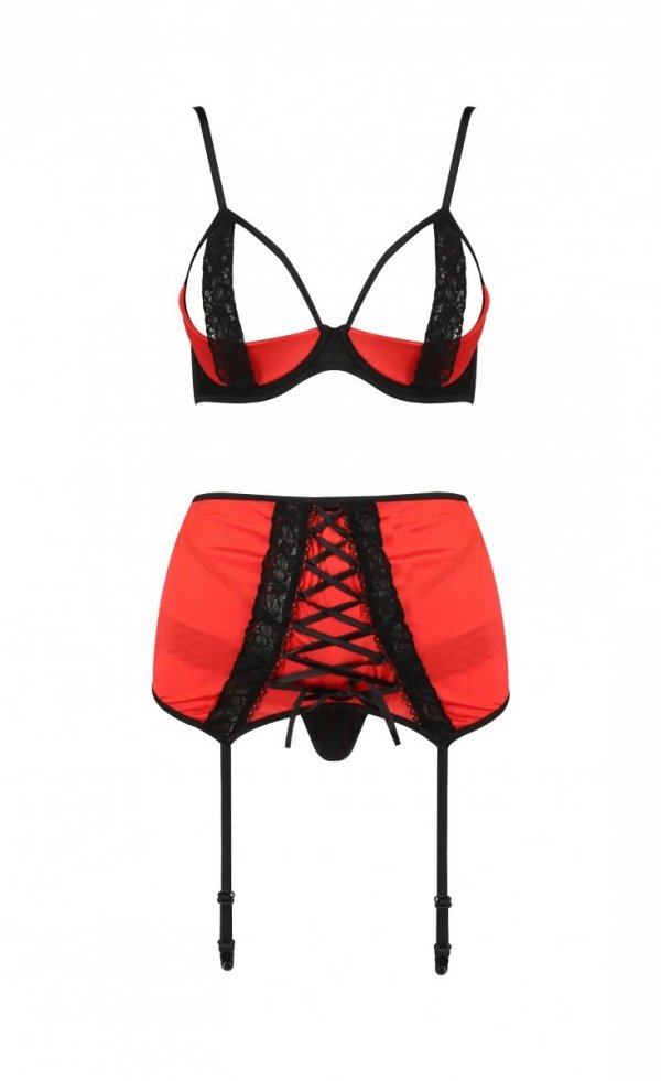 FEMMINA SET Czerwony komplet 