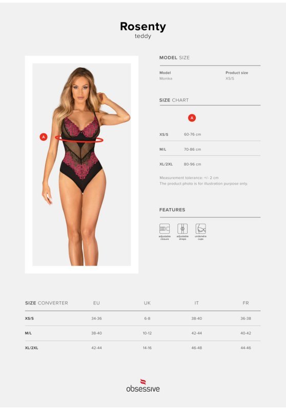 Rosenty body    XS/S