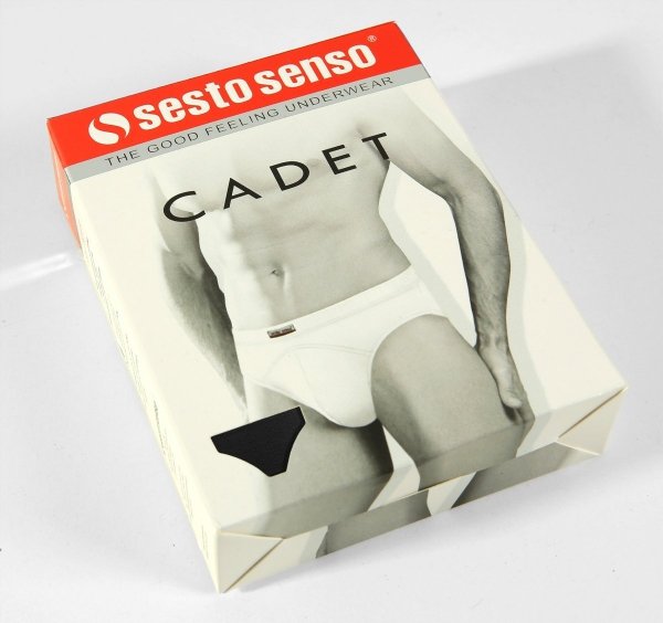 Sesto Senso Cadet czarne Slipy męskie