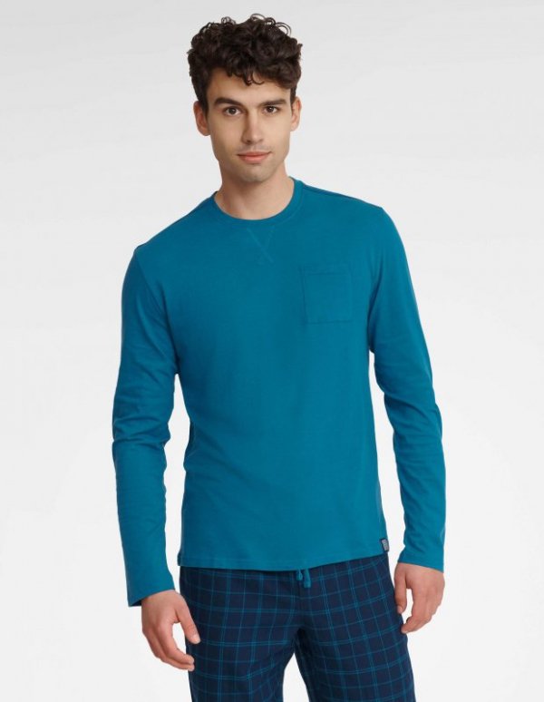 Henderson Unusual 40947-55X Niebieska piżama męska