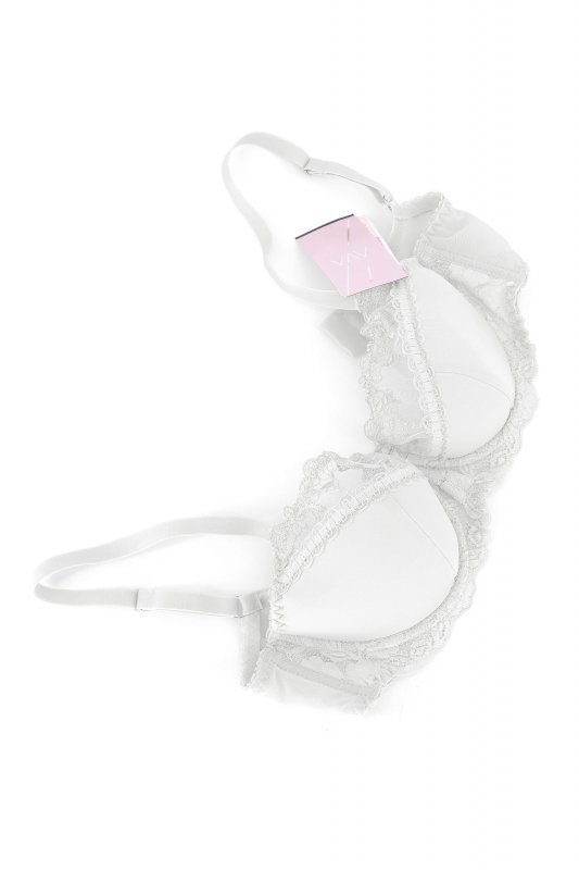 Ava 1030 Novato biały biustonosz półusztywniany plus size