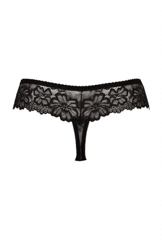 Mat 053/4 Carmela czarne stringi damskie 