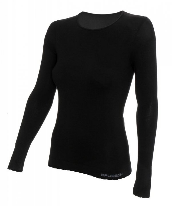 Brubeck LS 900 czarna koszulka damska