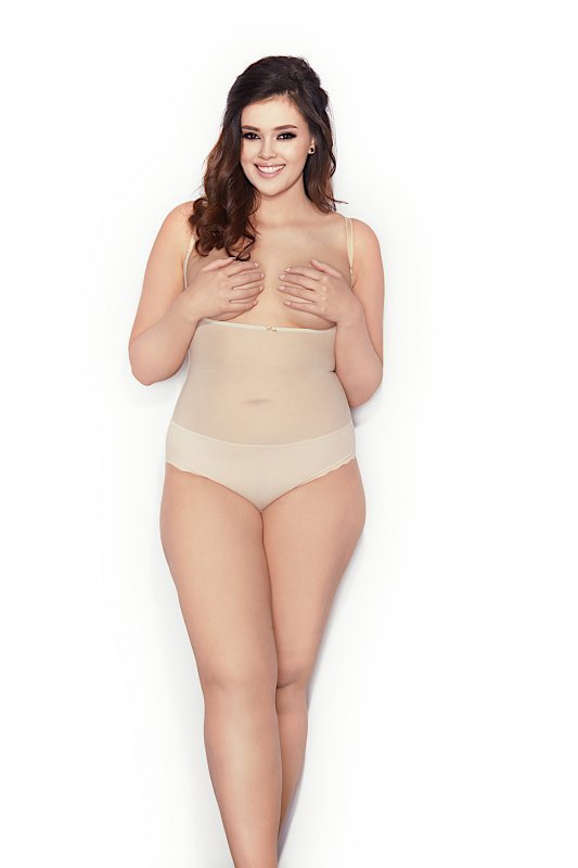 Mitex Glam beżowe plus body modelujące