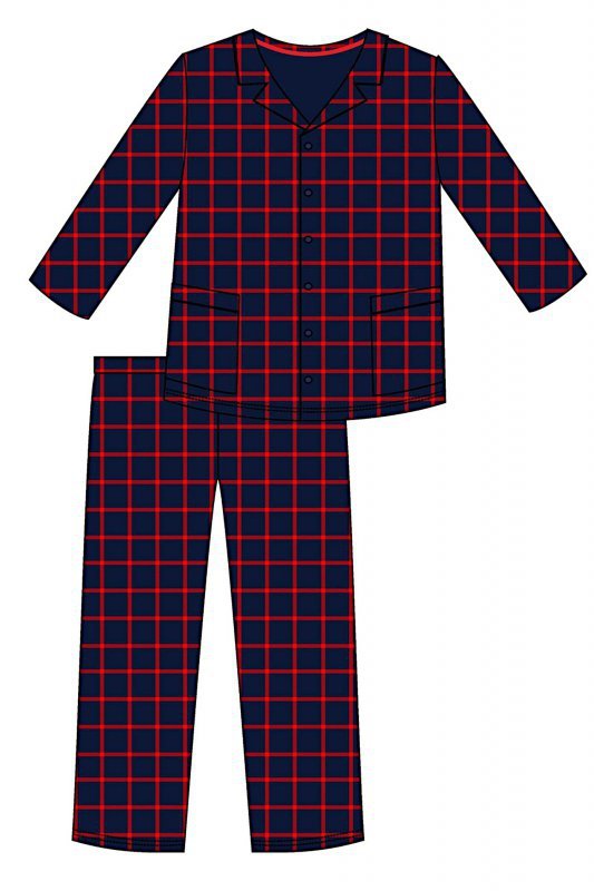 Cornette Ralph 905/221 granatowa piżama męska