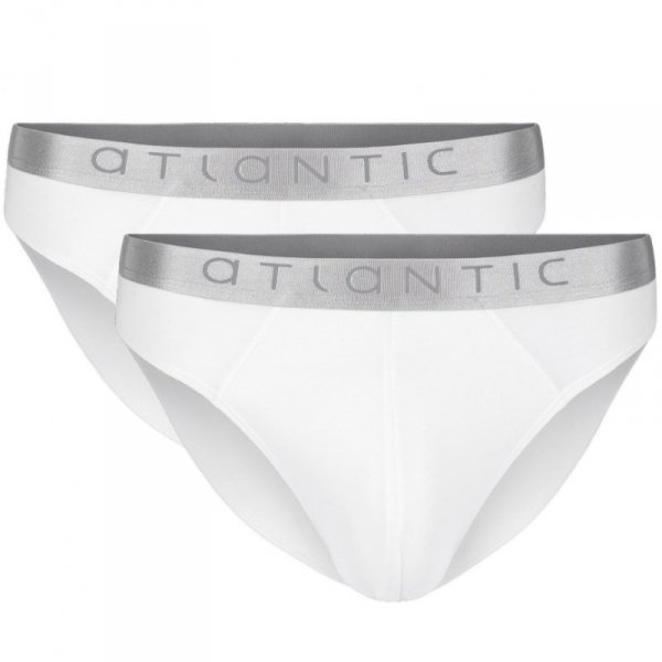 Atlantic 013 2-pak białe slipy męskie 