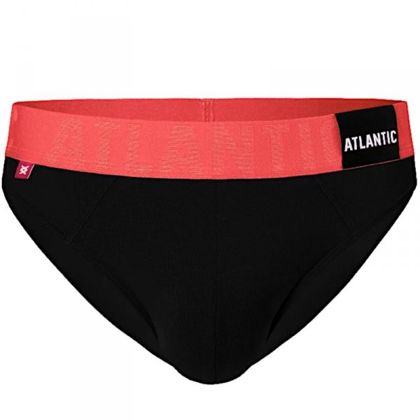 Atlantic 1566 R1 czarne slipy męskie 