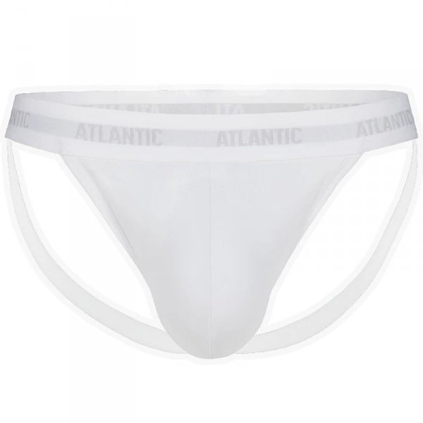 Atlantic 1571 białe slipy otwarte jockstrap