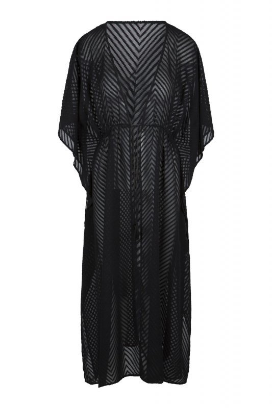 Lingadore Kimono 7227 czarne sukienka plażowa