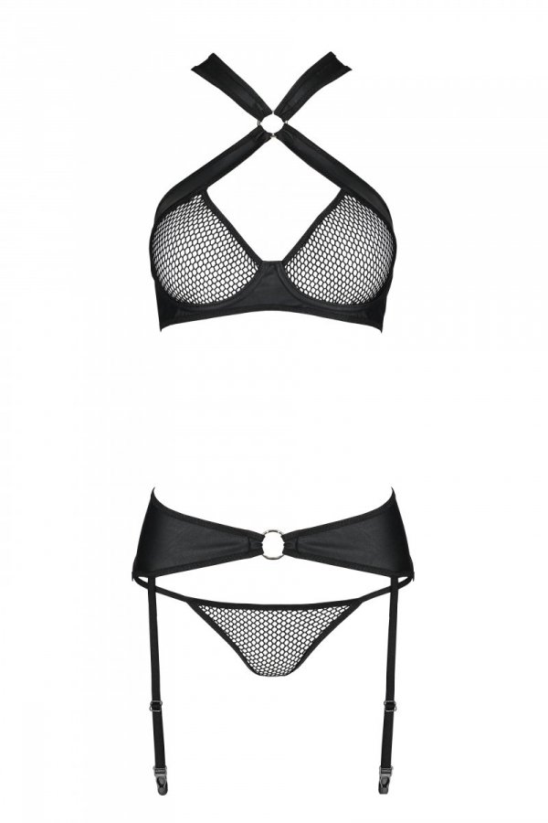AMANDA SET Czarny zestaw dwuczęściowy 