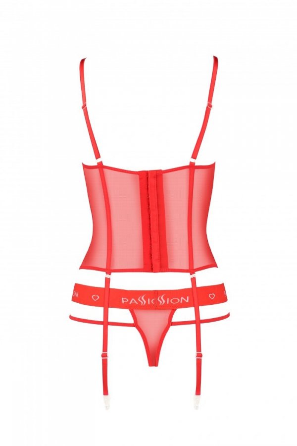 KYOUKA CORSET Czerwony gorset