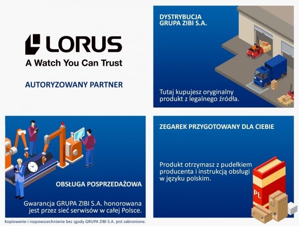 pudełko do zegarka Lorus • ONE ZERO • Modne zegarki i biżuteria • Autoryzowany sklep