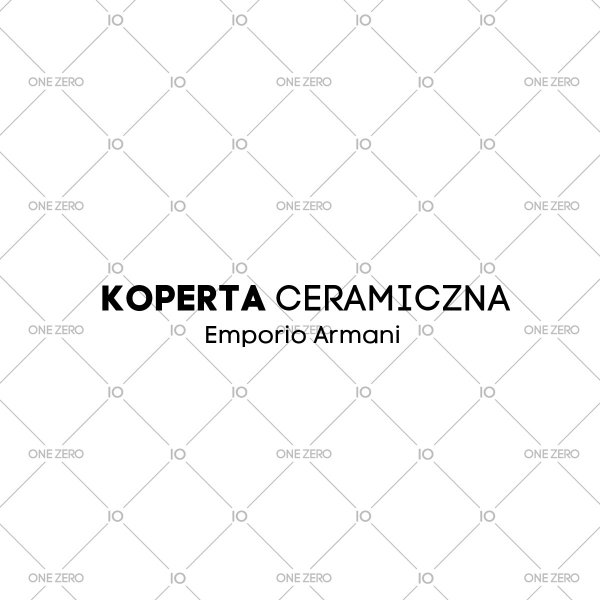 koperta ceramiczna Emporio Armani • ONE ZERO • Modne zegarki i biżuteria • Autoryzowany sklep