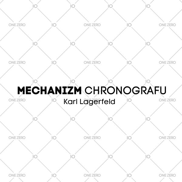 mechanizm chronografu Karl Lagerfeld • ONE ZERO • Modne zegarki i biżuteria • Autoryzowany sklep