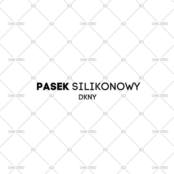 pasek silikonowy DKNY • ONE ZERO • Modne zegarki i biżuteria • Autoryzowany sklep