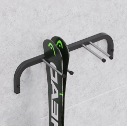 Wieszak na narty NU2C długość ramion 15 cm na dwie pary nart do 40 kg