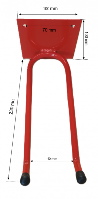 Wieszak NG3R - wymiary.