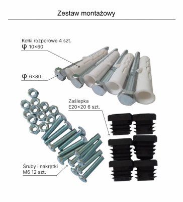 Zestaw montażowy