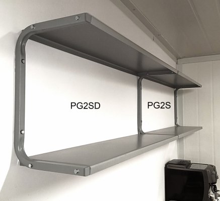 Półka dodatkowa PG2SD z półką PG2S