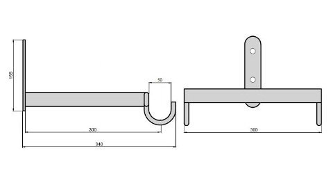 Wieszak na rower R4S