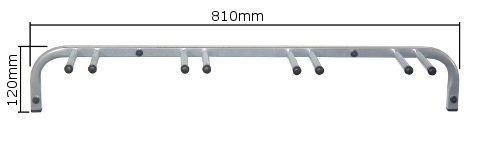 Kompletny zestaw montażowy do wieszaka NU4S – wymiary