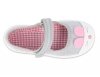 Befado 209P033 MAXI balerinki srebrne na rzep 