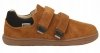 Półbuty BARTEK BAREFOOT 8600363 jasny brąz na rzepy