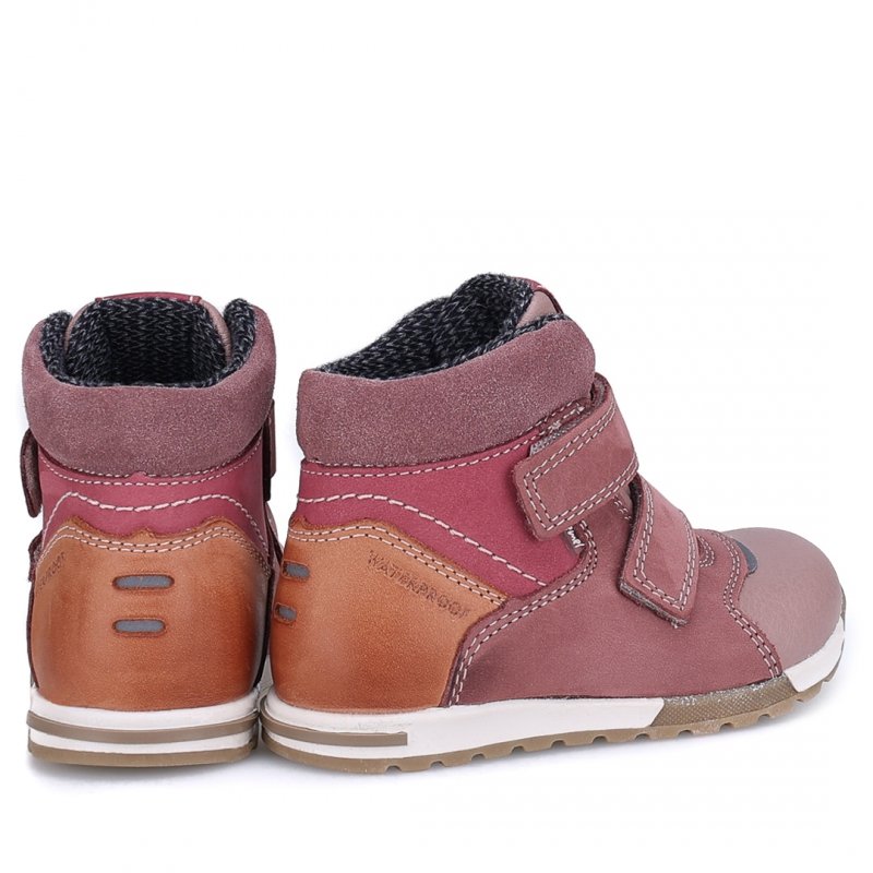 EMEL EX2721M-20 Trzewiki dziewczęce na rzepy