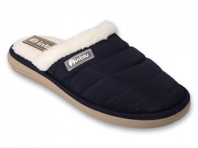 Inblu EK-11 BLU kapcie damskie domowe granatowe