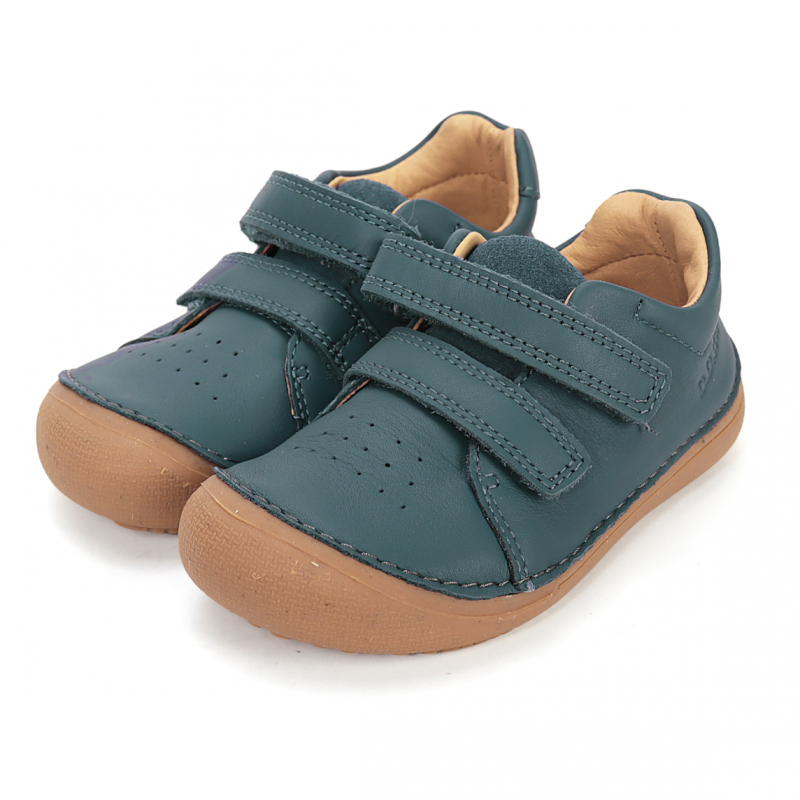 Trzewiki D.D.STEP BAREFOOT S063-61983BL Emerald  na rzepy