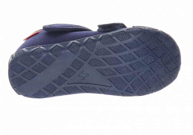 MILAMI 118 66 BLUE kapcie chłopięce na rzepy 
