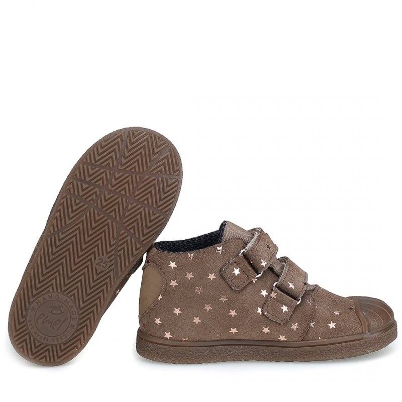 EMEL EX2807F-3 Trzewiki dziewczęce na rzepy