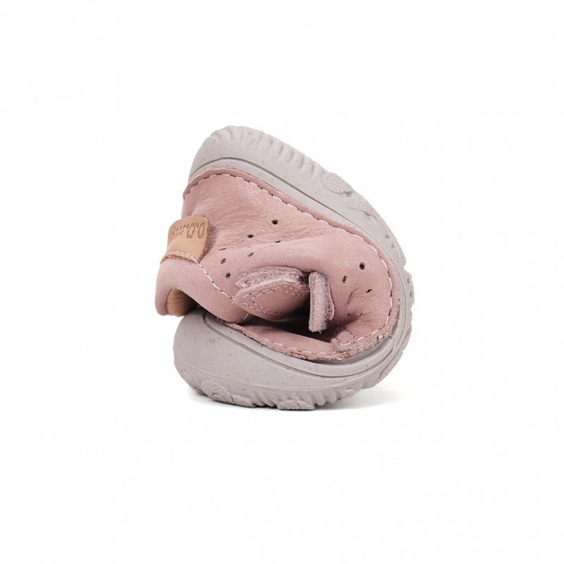 Trzewiki D.D.STEP BAREFOOT S073-61950CM Rose Gold na rzepy