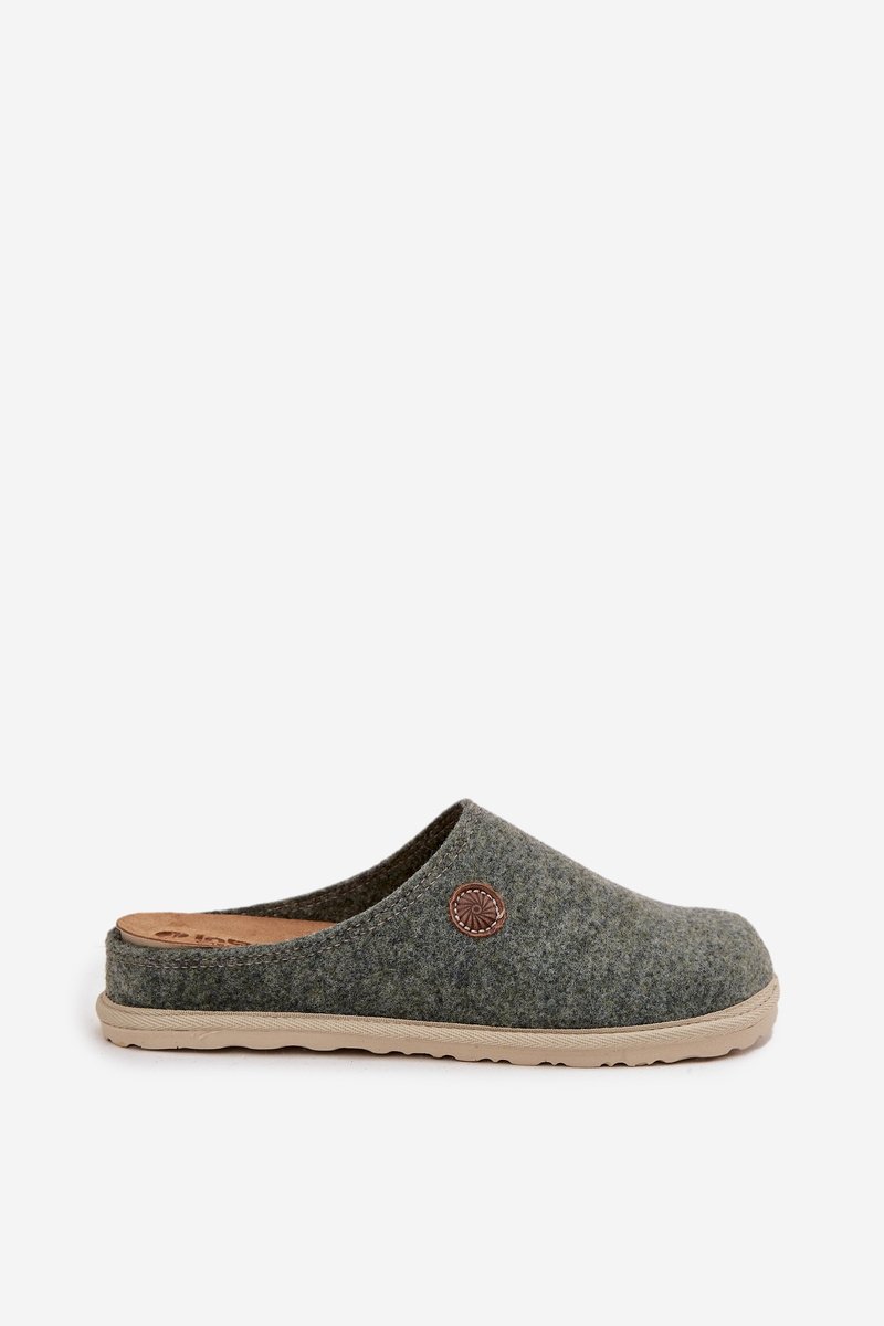 Inblu CS-47 ZIELONY kapcie damskie filcowe 