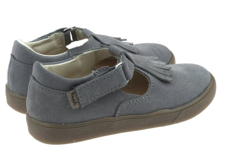 Baleriny Mrugała KAYA 2360/9-08 GREY rzep