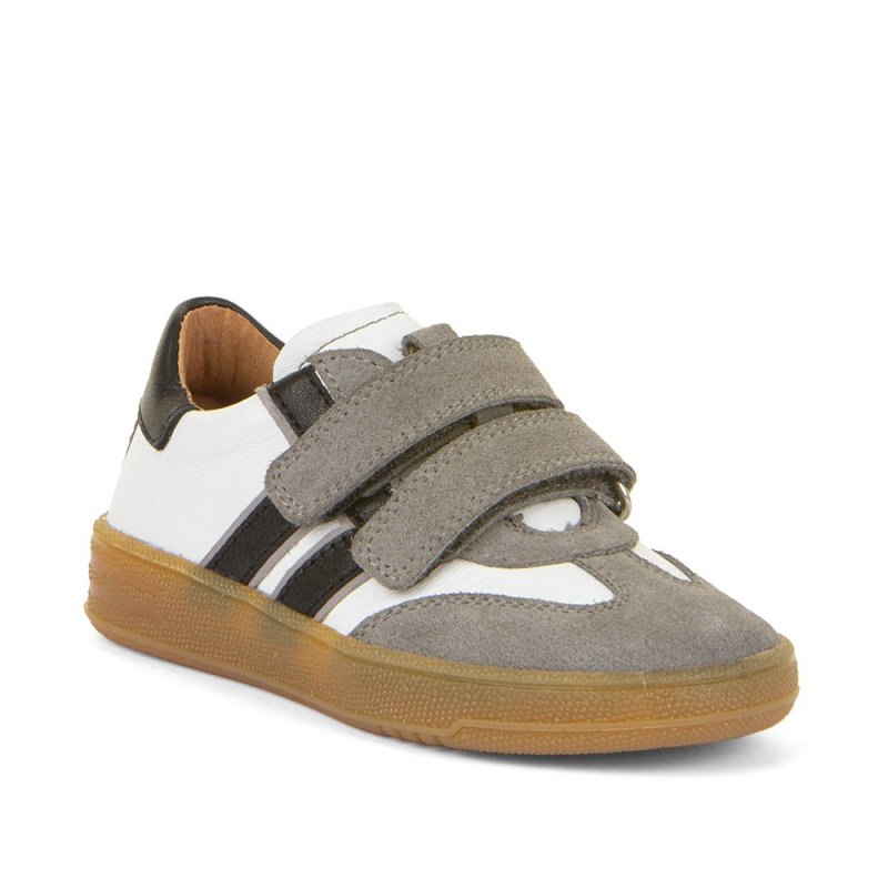 Półbuty FRODDO G3130269-12 GREY/BLACK chłopięce na rzepy