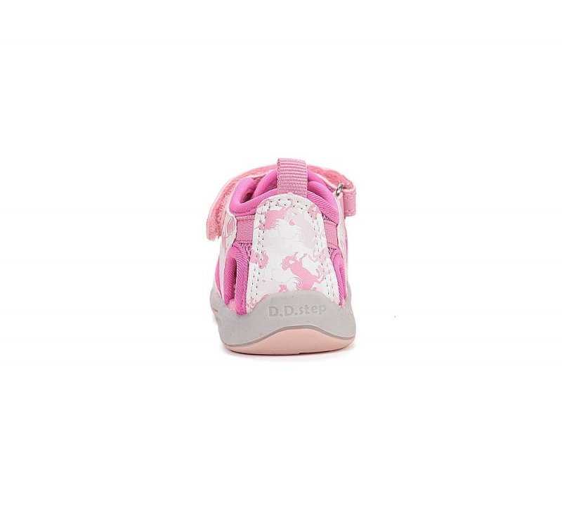 Sandałki sportowe D.D.STEP G065-61146DM HOT PINK na rzep
