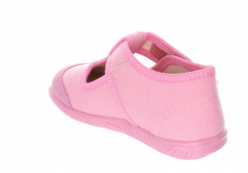 MILAMI 112-10 PINK kapcie dziewczęce różowe na rzep
