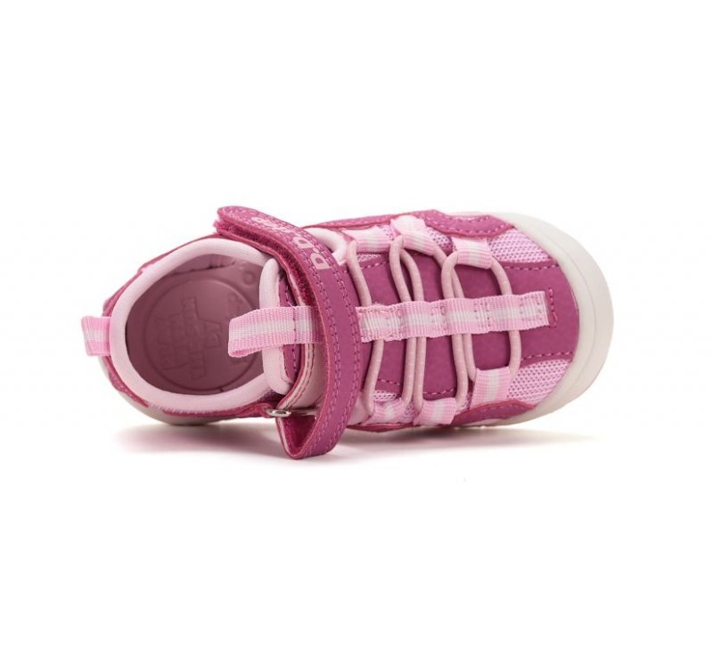 Sandał zabudowany D.D.STEP G065-51831DM Daisy Pink na rzep