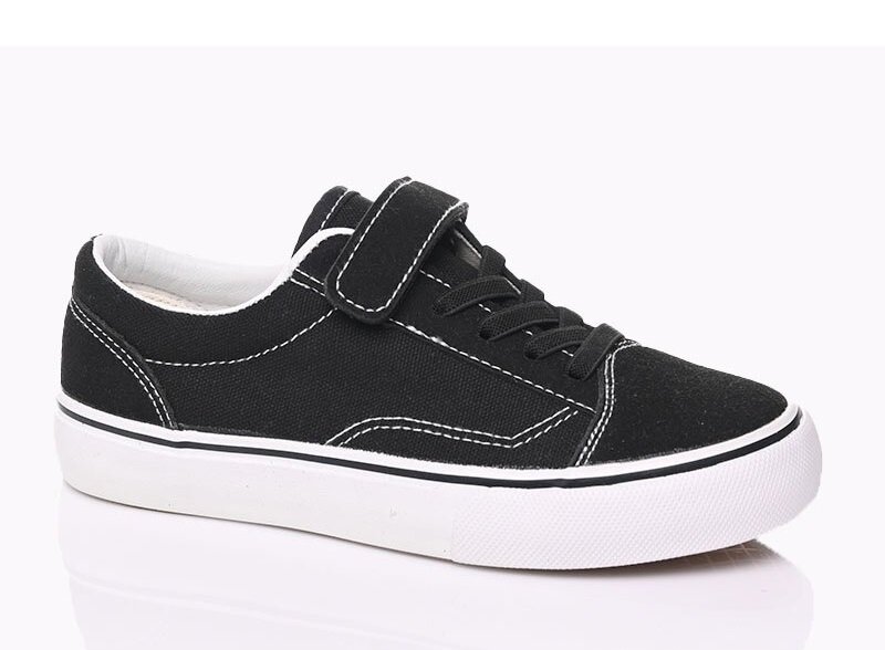 APAWWA RC362 BLACK trampki dziecięce na rzep