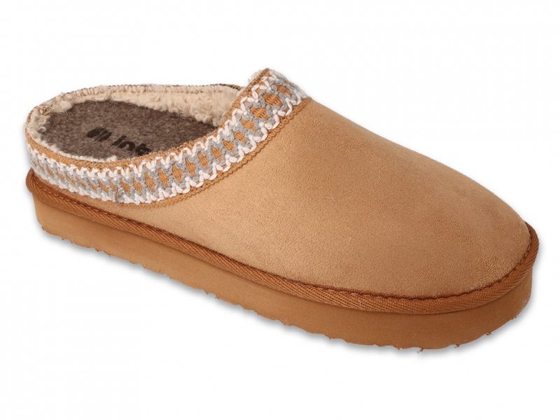 Inblu FX-21 CAMEL kapcie damskie ocieplane