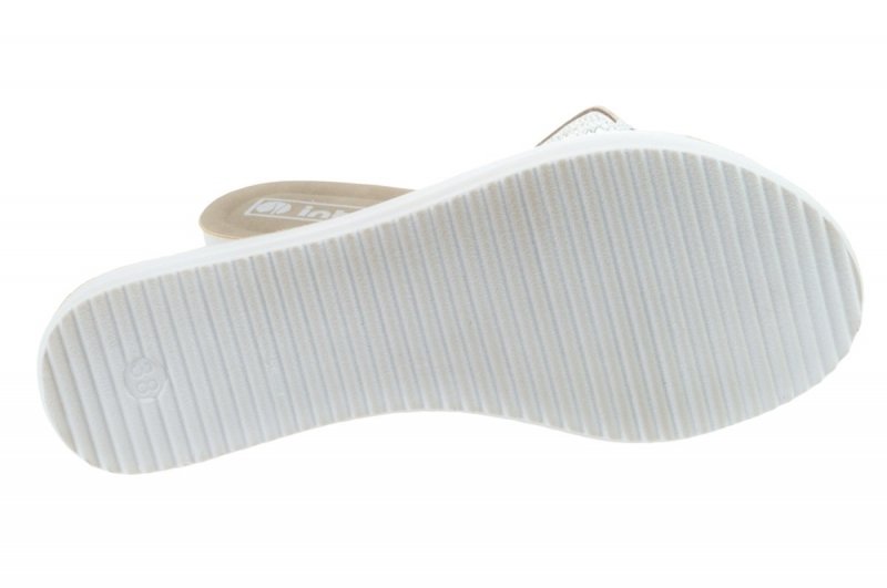 Klapki damskie Inblu BM-49 bianco-platino
