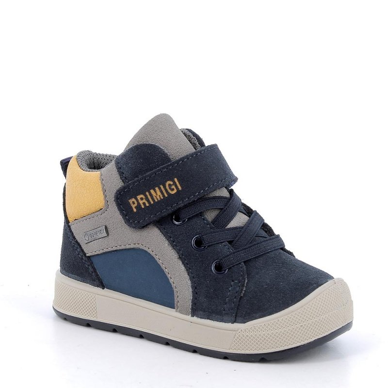 PRIMIGI 6852022 GORE-TEX granatowe trzewiki chłopięce na rzep