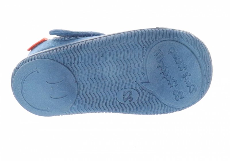 MILAMI 226-6 L.BLUE kapcie chłopięce na rzep